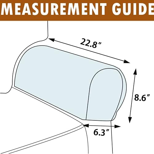 Stretch Velvet Armrest Covers Spandex Anti-Slip Arm Covers for Chairs Sofa Armchair Slipcovers for Recliner Sofa with Twist Pins 2pcs (Leather)
