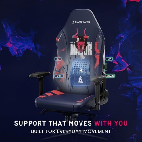 Blacklyte Athena Pro Gaming Chair, Austin Major, Leatherette