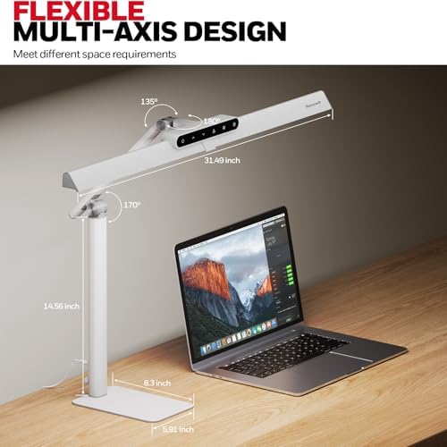 Honeywell HJ1WT 1200LM LED Desk Lamp Dimmable Lamp for Desk