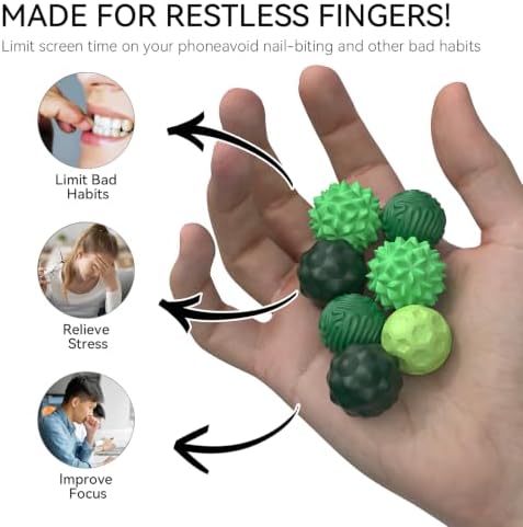 Magnetic Fidget Balls for Adults &Teens, Silent Fidget Toys for Office Desk