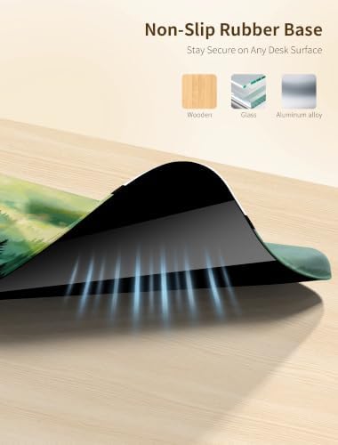 Ergonomic Keyboard Wrist Rest Pad with Wrist Support Misty Forest