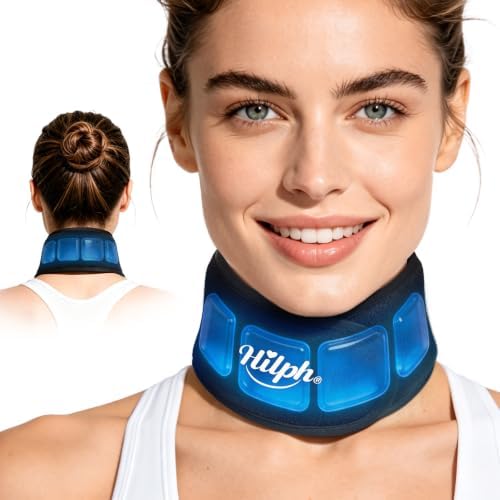 Hilph Neck Ice Pack Wrap, 45-Min Cooling for Tonsillectomy & Sore Throat