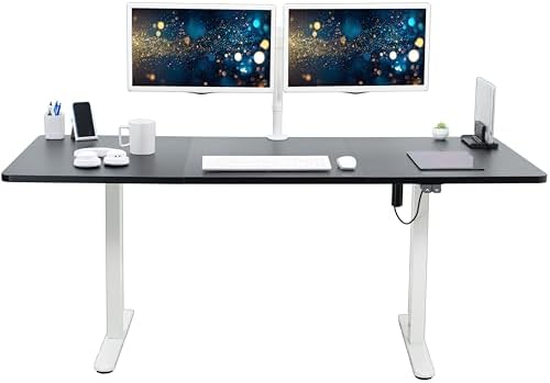 VIVO Black 71 x 30 in Standing Desk, DESK-KIT-0W7B