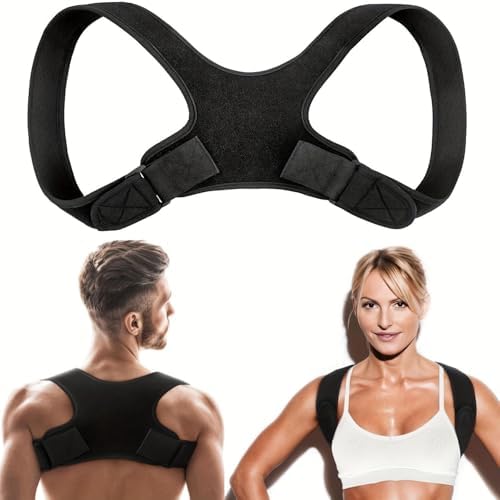Adjustable Posture Corrector Back Brace for Women & Men - Grade Spinal with Upper/Lower Body Alignment, Posture Improvement, Daily & Gym Use, Comfort Fit (Hand Wash Only)
