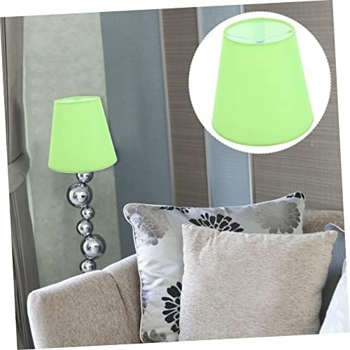 Light Green Cloth Clip on Lamp Shade Replacement for Fixtures
