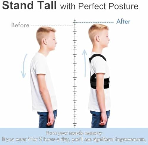 Kids Back Brace Posture Corrector for Boys Girls Teen Youth Children