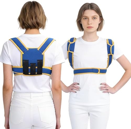 Adult Back Brace, Posture Corrector For Women And Men, Back Support For Scoliosis, Dowagers Hump, Hunchback (Size M)
