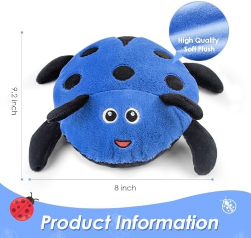 Microwavable Heat Pad for Neck and Shoulders, Warm Compress Wrap, Blue