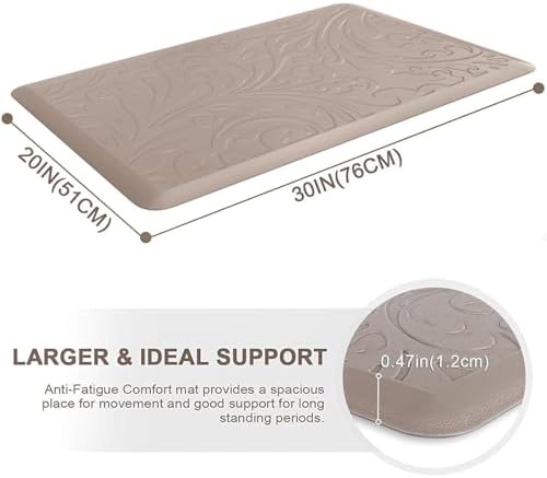 Kitchen Mat Cushioned Anti-Fatigue Comfort Standing Mat Rug for Home,Office