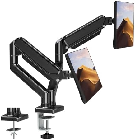 Dual Monitor Mount Fits 13-32" Computer Screen, Dual Monitor Arm