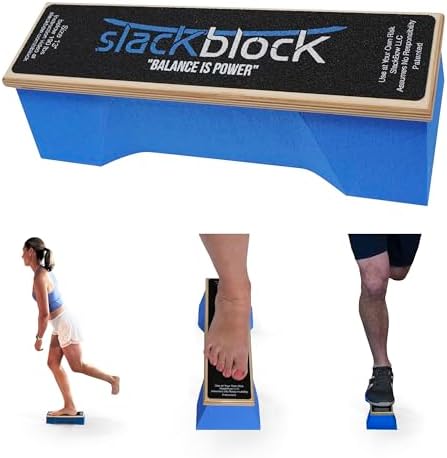 SlackBow SlackBlock Athletic Balance Trainer – Improve Balance, Stability, and Athletic Performance – Condition Your Body and Prevent Injury - Compact and Portable