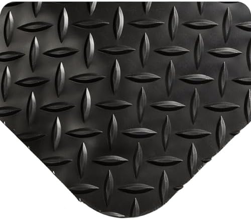 Anti-Fatigue Standing Desk Mat 30x40cm - Ergonomic Workplace Comfort Mat for Home Office & Running - Non-Slip, Durable Black Mat for All-Day Support