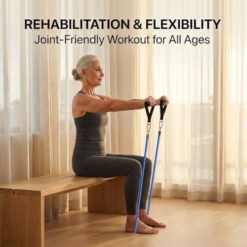 VEICK Resistance Bands with Handles, Exercise Tube Bands Set for Workouts