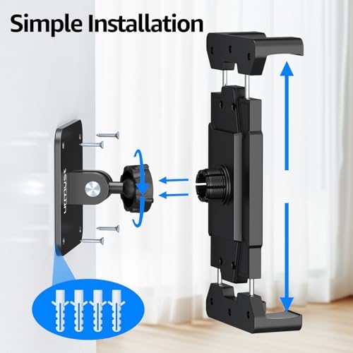 Urmust Tablet Wall Mount Ipad Holder, 4.7-15.6"
