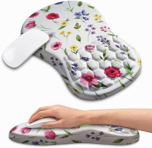 Ergonomic Mouse Pad Wrist Support for Carpal Tunnel Pain Relief