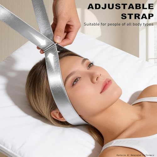 Neck Stretcher Strap – Y‑Strap Neck Chiropractor Pull Device for Neck Decompression, Spine Alignment & Headache Relief – Includes Comfortable Chin Strap & Ergonomic Handle