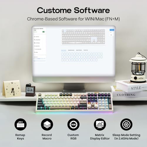 EPOMAKER X Aula F108 PRO V2 Wireless Mechanical Keyboard with Pixel Screen