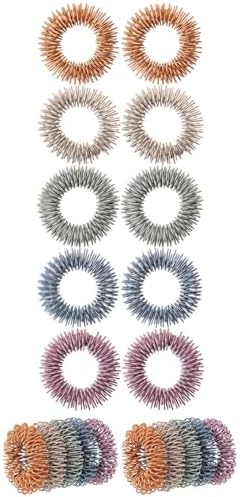Mr. Pen- Spiky Sensory Rings, 10 Pack, Colorful