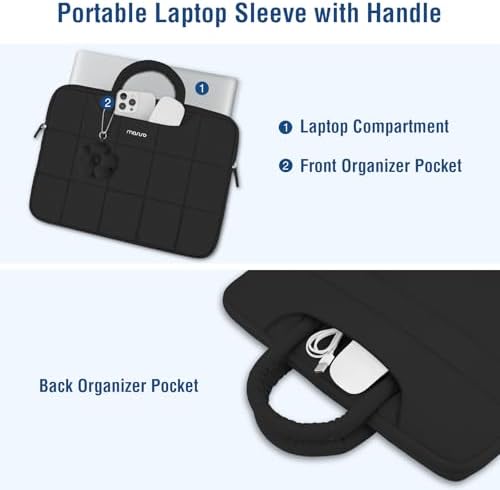 MOSISO Laptop Case 14 inch, 14 inch Laptop Sleeve, Black