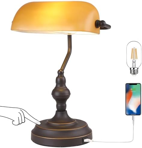 Banker Desk Lamp, Oil Rubbed Bronze Banker's Lamp