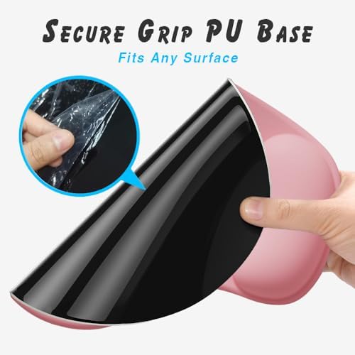 Office Mousepad with Gel Wrist Support - Ergonomic Gaming Desktop Mouse Pad Wrist Rest - Design Gamepad Mat Rubber Base for Laptop Computer -Silicone Non-Slip Special-Textured Surface (04SageGreen)