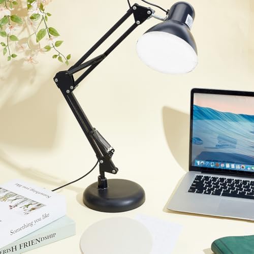 PH PandaHall 5pcs Lamp Shade Diffuser Fabric Ivory Lampshade Replacement with 50pcs Plastic Stickers Dazzling Proof Lampshades Round Lamp Cover for Downlight Spotlights Pendants Light 6.3 Inch