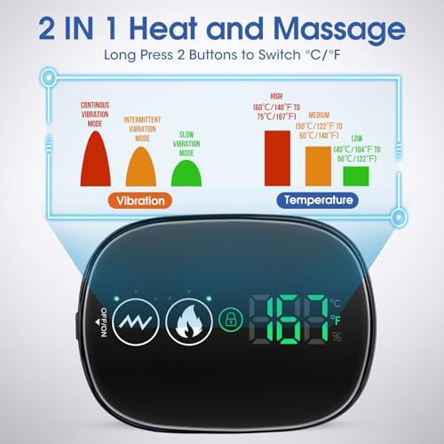 Cordless Shoulder Heating Pad with Massage, FSA Eligible Items Heating Pad