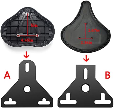 LINGMAI Universal Saddle Extender for FDX 2.0 and 3.0 Models - Adjustable Exercise Bicycle Seat Adapter - Solid Steel Welded Construction