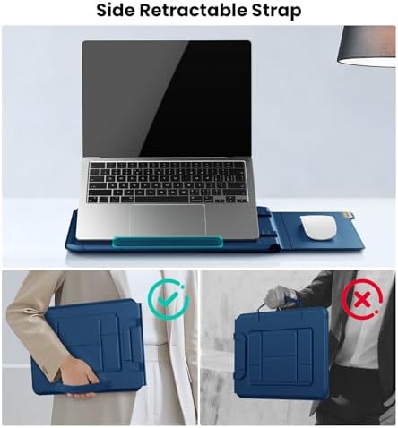 Nillkin 14 inch Laptop Sleeve with Stand (4-in-1), 2 Stand Modes, Mouse Pad