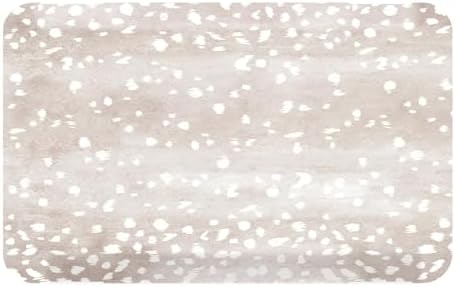 House of Noa Nama Standing Mat – Anti-Fatigue Kitchen Mats for Floor, Cushioned & Non-Slip Kitchen Comfort Mat for Standing, Thick Foam Anti-Fatigue Mat for Kitchen & Workspaces, Fawn Brown 22" x 36"