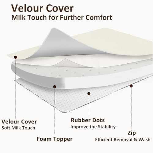 Ergonomic Lash Bed Topper, Esthetician Curvy Massage Table Pad, 70.8"x28"