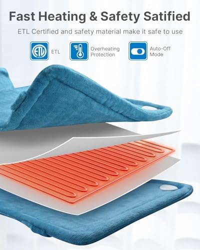 RENPHO Electric Heating Pad for Neck, Shoulders & Back, FSA Eligible HSA
