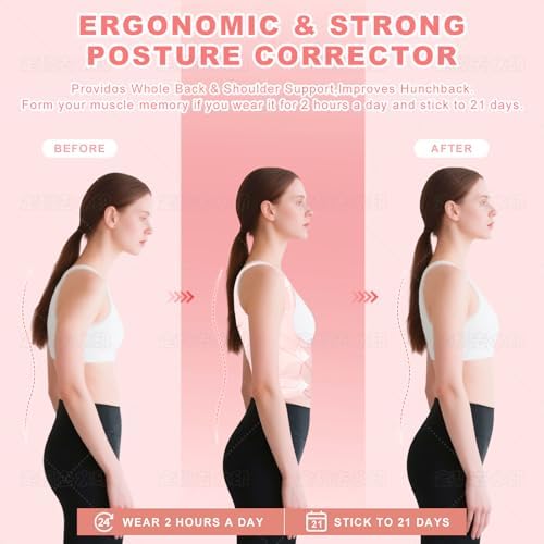 Back Brace Posture Corrector for Women and Men, Back Shoulder Support Belt