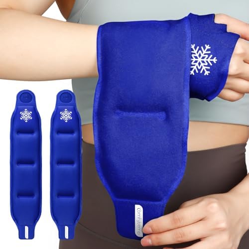 Comfytemp Wrist Ice Pack Wrap Carpal Tunnel Relief Wrist Brace 2 Packs