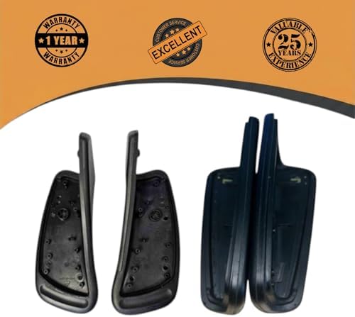 Replacement Black Arm Pads for Regeneration Office Chair w/Fixed Arm Pads, Compatible with Task & Stool Chair, Fix Peeling & Cracked Arm Pads