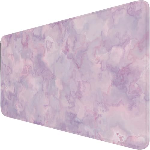 Large Extended Gaming Mouse Pad with Stitched Edges, Waterproof Desk Mat