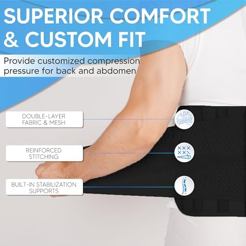 Golf Huggy Back Brace – Lower Back Support, Breathable, Fits Under Clothes