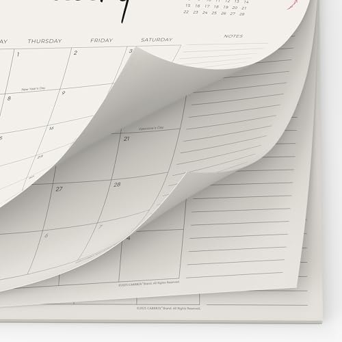 Cabbrix Desk Calendar 2026 with Desktop Mat, Desk Pad Calendar 15"x 12" From July 2026 to December 2027, Desk Calendar for Home Office and School, Easy Planning, Green