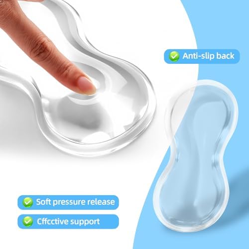 Mouse Wrist Rest Pad, Cool Gel Ergonomic Wrist Support with Non-Slip Base
