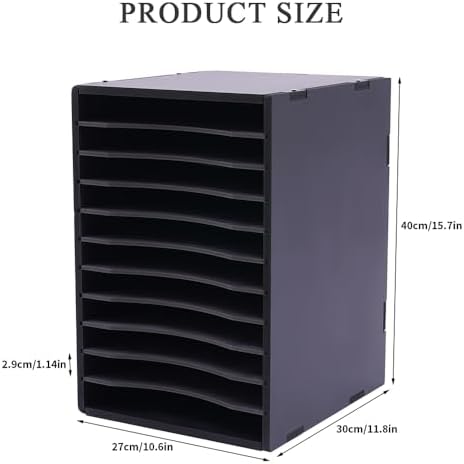 Mail Organizer 11 Slots, Literature Organizer for Classroom, Office, Home