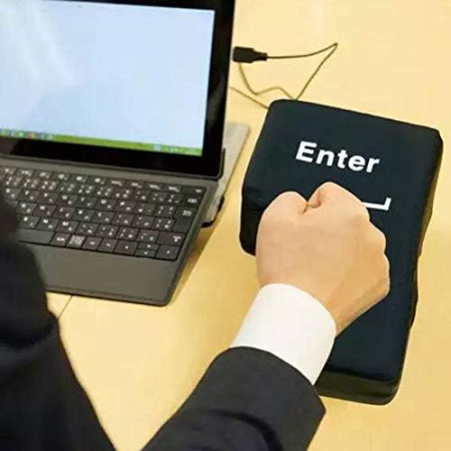 Soft Sponge Cushion with USB Button to Relieve Stress from Decompression 5.7" x8.3 x4.3 - Ideal for Office Workers (#1)