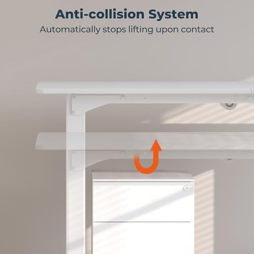 55x28'' 4 Leg Standing Desk,Electric Desk for Home Office