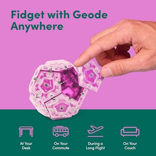 Speks Geode Magnetic Sensory Sphere, Stress Relief Tool, Executive Desk Toy