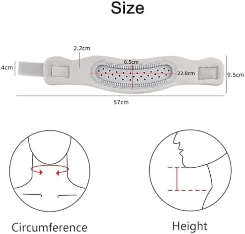 Neck Brace Support Cervical Collar(Light Gray)
