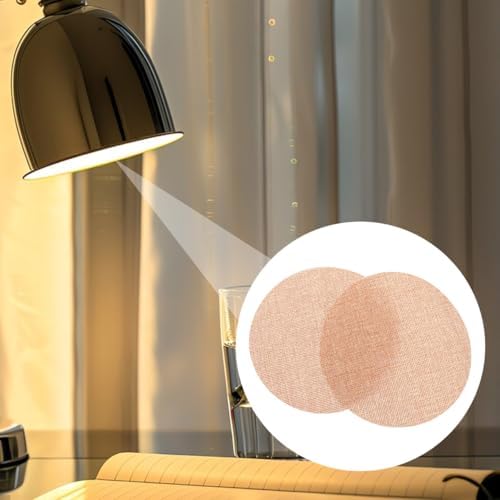 SEWACC 2-Pack Lamp Shade Diffuser 6.29In Round Ceiling Light Cover Anti-Glare Eye Protection Plate for Chandelier Pendant Light Table Lamp Desk