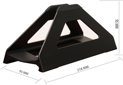 Vertical Laptop Stand, Space Saving Holder with Tool-Free Width Adjustment, Pretty Anodized Aluminum for Desk, Universal Fit for 10-17" Laptop
