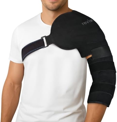REVIX Arm Ice Pack Wrap for Pitcher & Athelete, Shoulder and Elbow Ice Pack