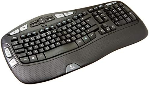 Logitech K350 Keyboard - Wireless Connectivity - RF - Black - USB Interface (Renewed)