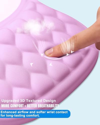 Ergonomic Mouse Pad with Sloped Memory Foam Wrist Rest