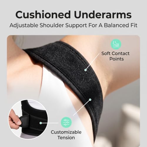 Posture Corrector for Women & Men, Full Back Brace for Office Use